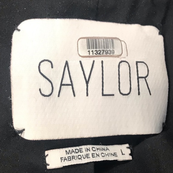 SAYLOR Emanuela Faux Fur Leopard Bomber Jacket